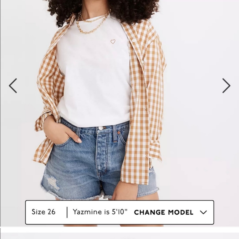 NWT Curvy Relaxed Denim Shorts in Homecrest Wash